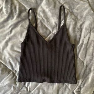 Divided H&M Black Crop Top